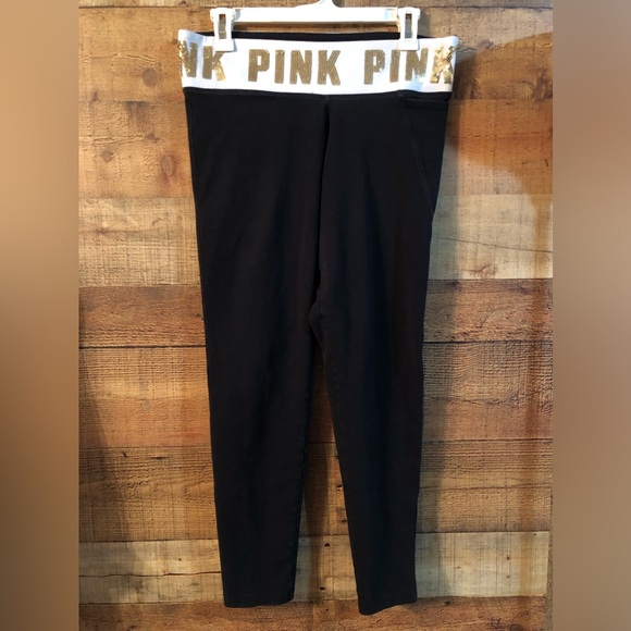 Victoria's Secret PINK vintage Sequin yoga leggings - Picture 1 of 7